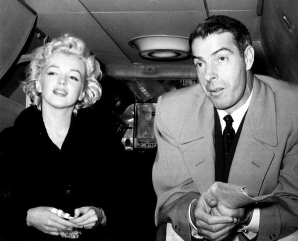 Marilyn Monroe in Japan for his honeymoon with Joe DiMaggio, 1954